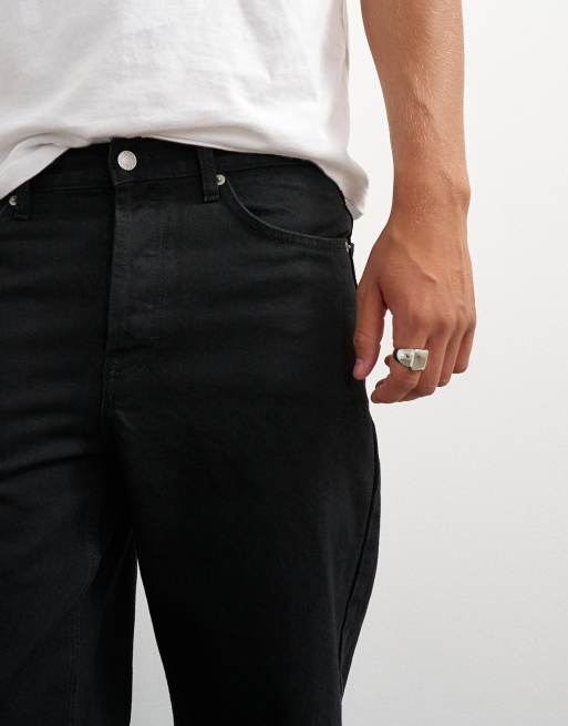 Topman jeans dritti rigidi neri, 3 di 5