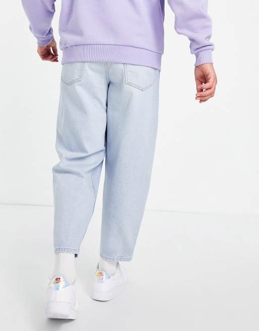 Topman - Jeans met ballonpijpen in lichte wassing