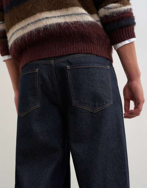 Topman Jeans mit Baggy-Fit aus Rigid-Denim in Rinse-Waschung, 5 von 5
