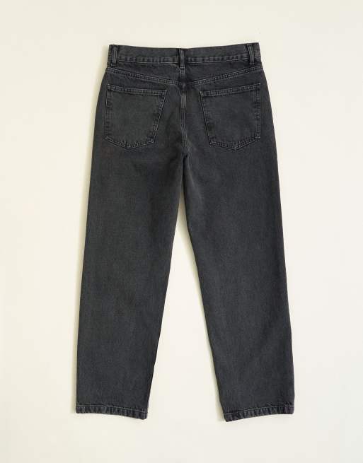 Topman Jeans mit geradem Schnitt in clean washed black, 7 von 7