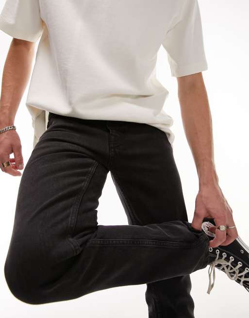 Topman - Jeans skinny lavaggio nero, 2 di 4
