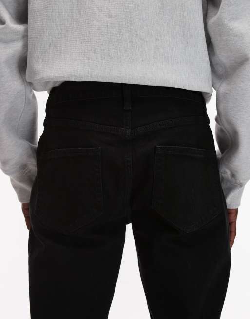 Topman - Jeans slim elasticizzati neri, 4 di 5