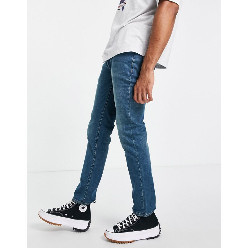3hDox Jeans Topman - Jeans slim in misto cotone organico elasticizzato lavaggio medio 