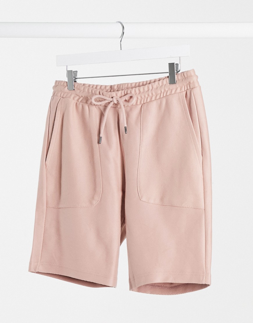 Topman - Jersey short in roze