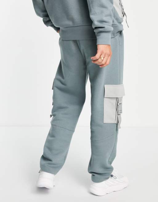 Topman - Jogger cargo d'ensemble en toile - Sauge, 2 de 4