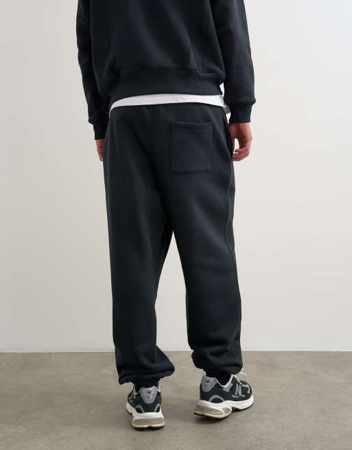 Topman jogger épais coupe baggy avec bas resserrés noir, 2 de 5