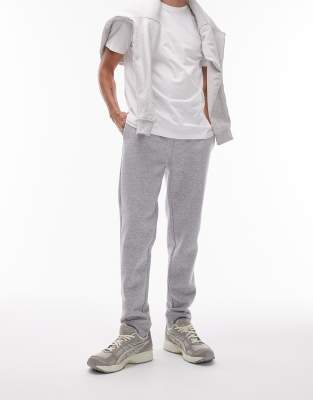 Topman Jogger In Grey Marl-gray