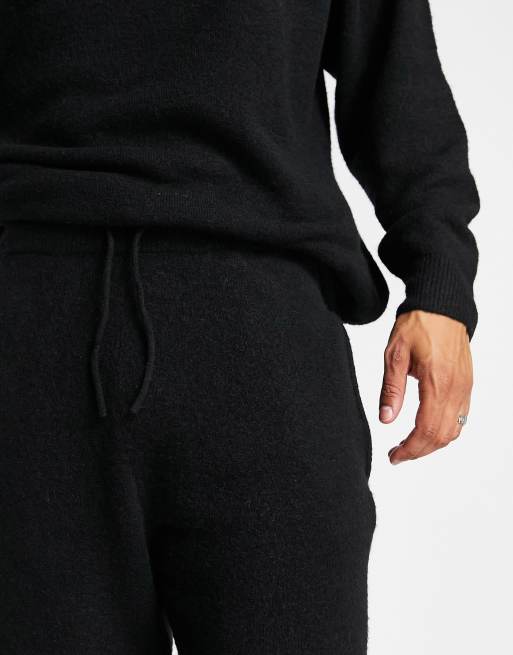Topman - Jogger oversize en maille - Noir, 3 de 4