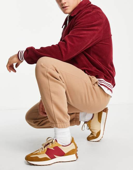Topman - Joggers oversize color pietra in coordinato