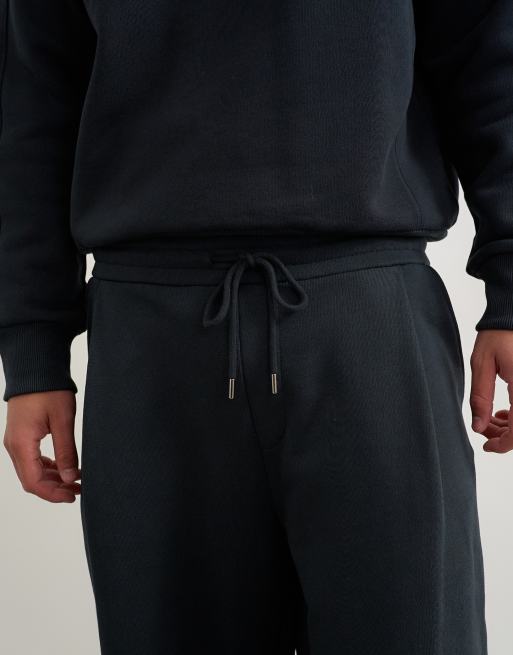 Topman joggery o kroju barrel z grubszej tkaniny, czarne, 3 z 5