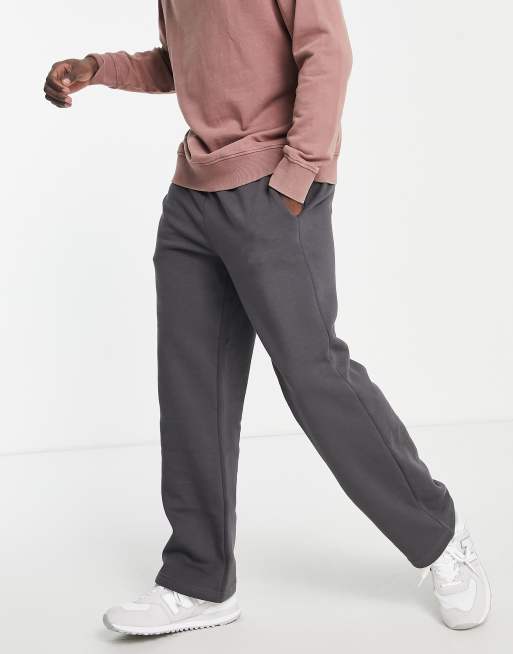 Topman – Jogginghose in Anthrazit mit geradem Schnitt