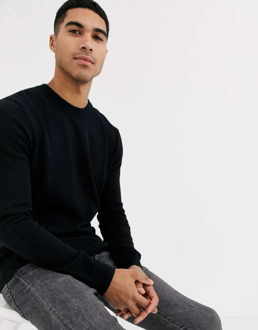 Topman jumper in black | ASOS