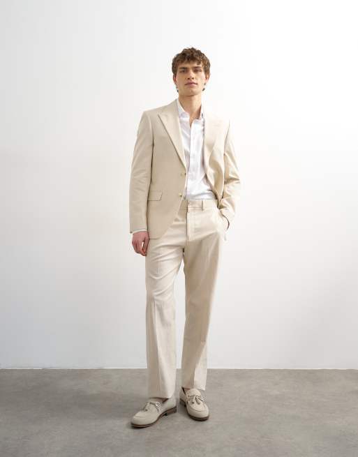 Topman – Kamiennobeżowa marynarka z domieszką lnu, 2 z 5