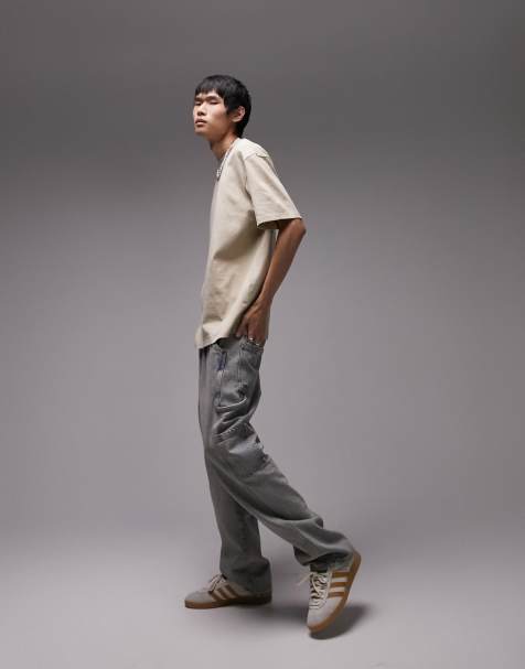 Topman – Kamiennobeżowy T-shirt oversize - view 1