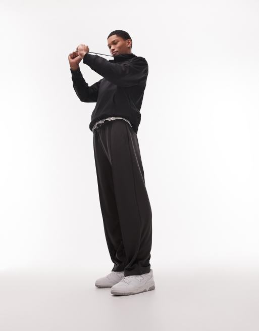 Topman – Kapuzenpullover in Schwarz 