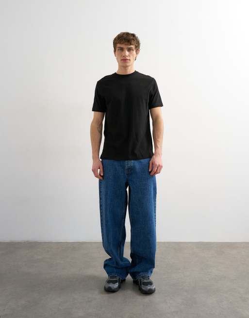Topman – Klassisches T-Shirt in Schwarz, 2 von 5