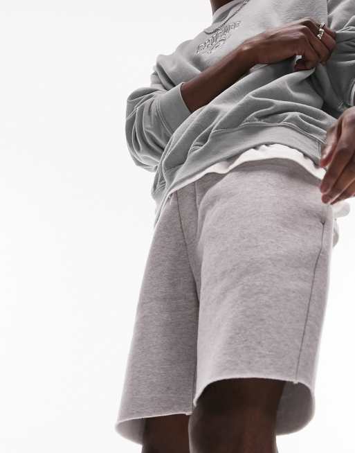 Topman - Klassiskes shorts i gråmeleret, 3 af 4