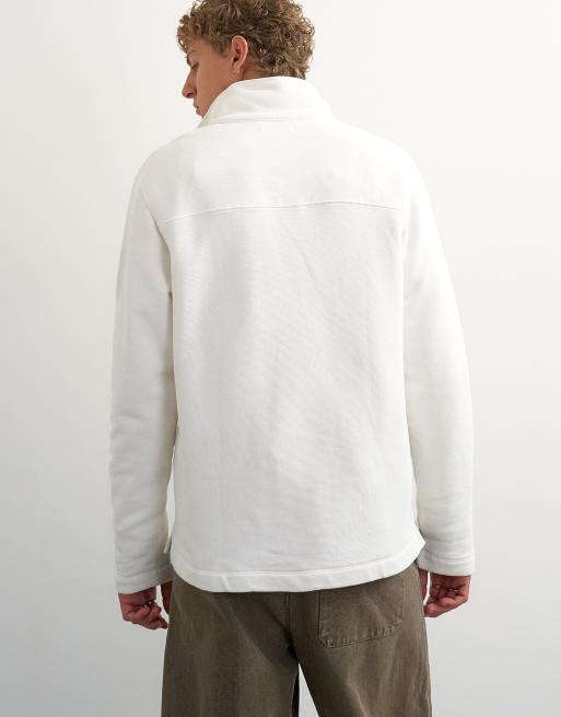 Topman klasyczna bluza z golfem w spranym ecru, 5 z 5