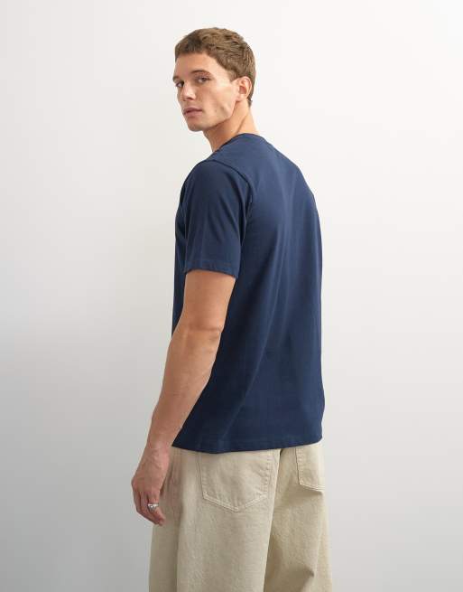 Topman klasyczny T-shirt w kolorze granatowym, 4 z 7