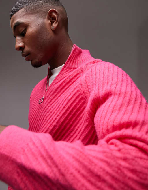 Topman pink clearance jumper