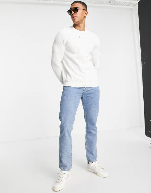 Topman white outlet jumper