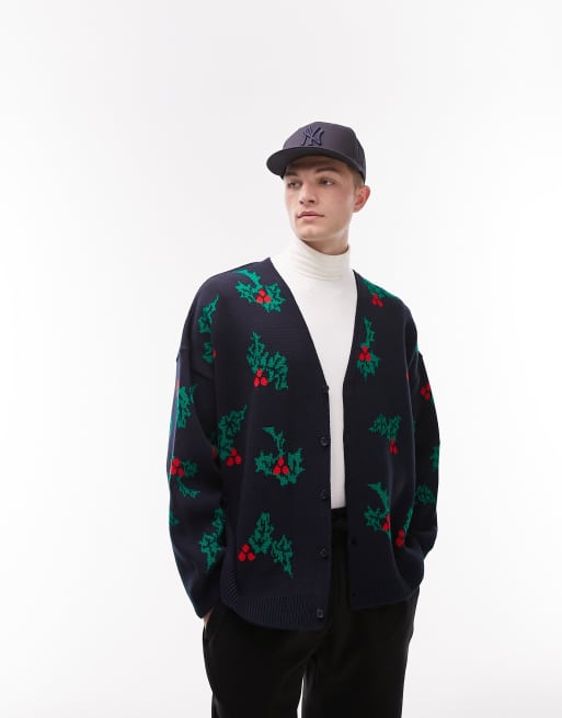 Mens christmas outlet cardigan