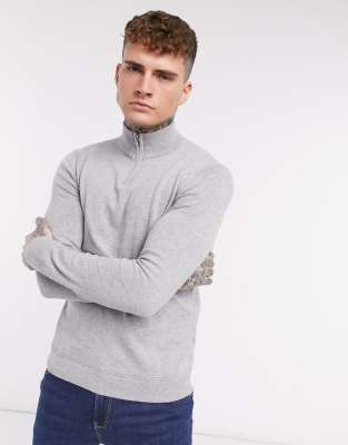 half zip turtleneck sweater