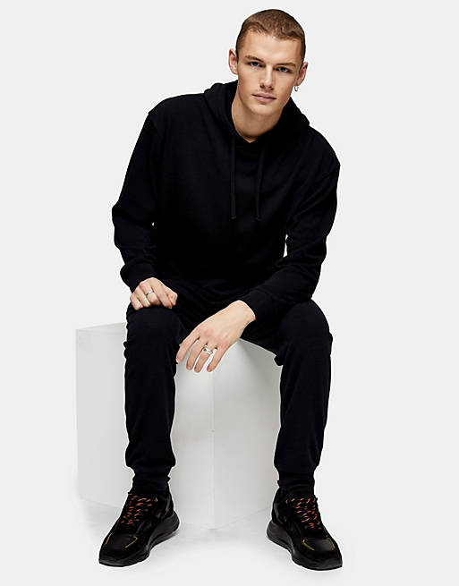  Topman knitted jogger in black 