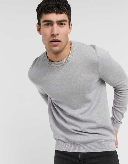 Topman grey sale jumper