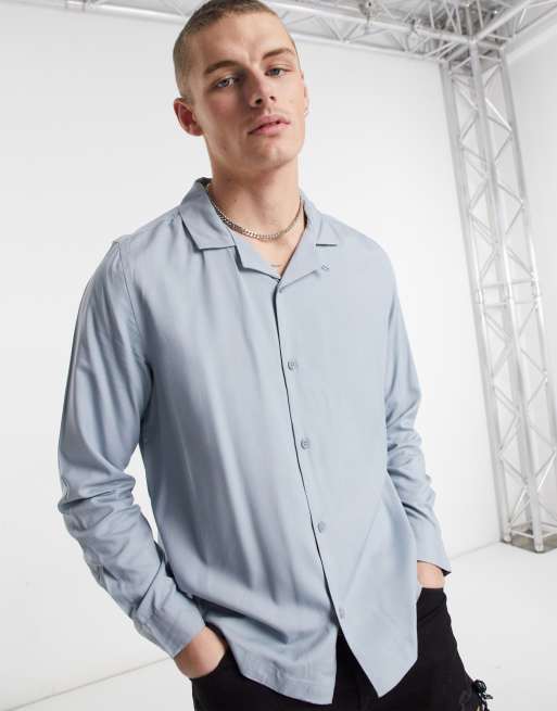 Topman - langærmet skjorte i grå, 4 af 4