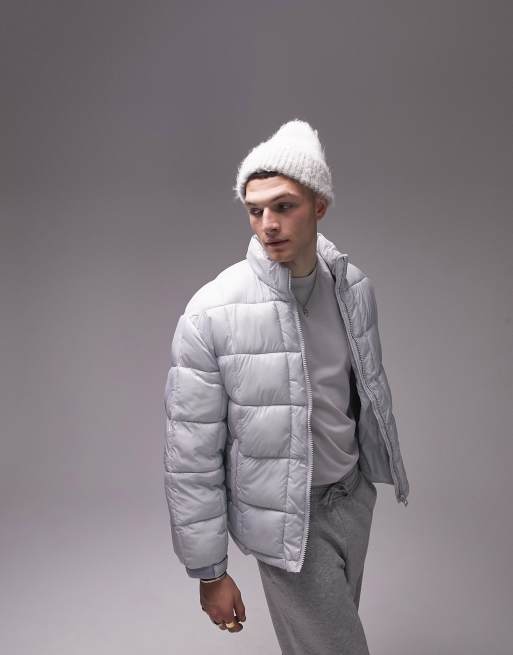 Topman – Lekka kurtka ocieplana w kolorze bladego błękitu
