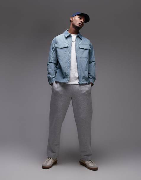 Topman lightweight ripstop jacket in blue - view 1