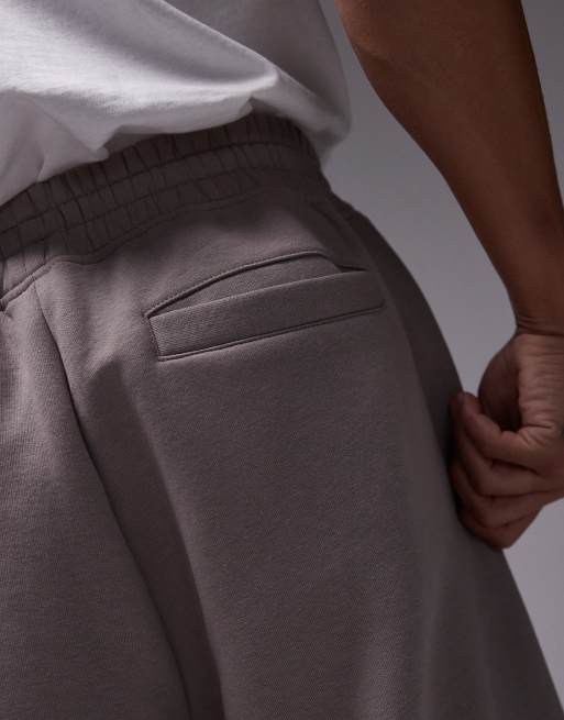 Topman – Ljusbeige mjukisbyxor med raka ben, 4 av 5