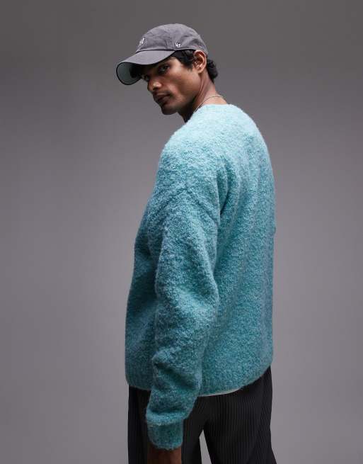 Tã¼rkis Damen Herren Pullover TÃ¼rkis Topman – Locker