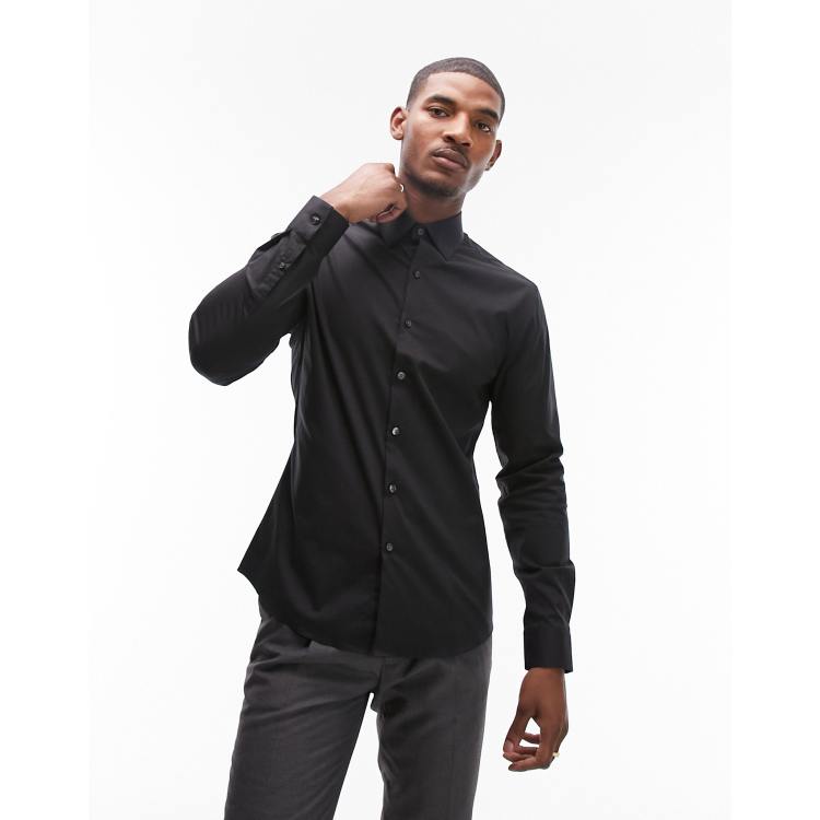 Topman muscle hot sale fit shirts