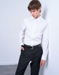 [Topman] Topman long sleeve formal stretch shirt in white XS WHITE