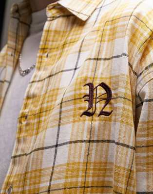 ヴェトモンOversized check shirt Twill Oversized Checked Long-Sleeve Shirt | UNIQLO US
