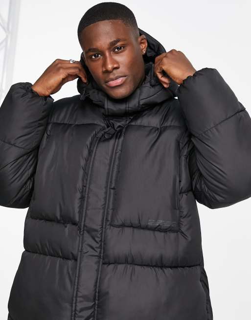 Longline oversized store puffer jacket