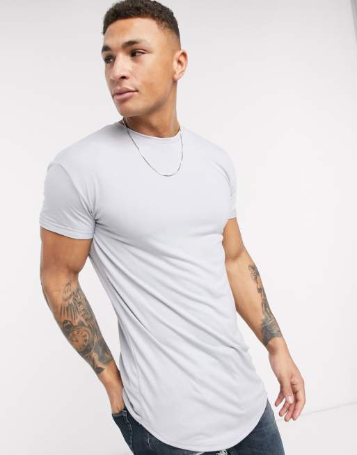 Topman longline t shirt sale