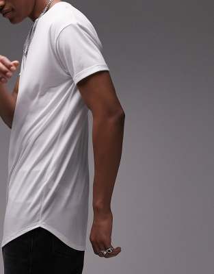 topman mens white t shirt