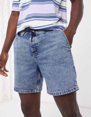 loose denim shorts