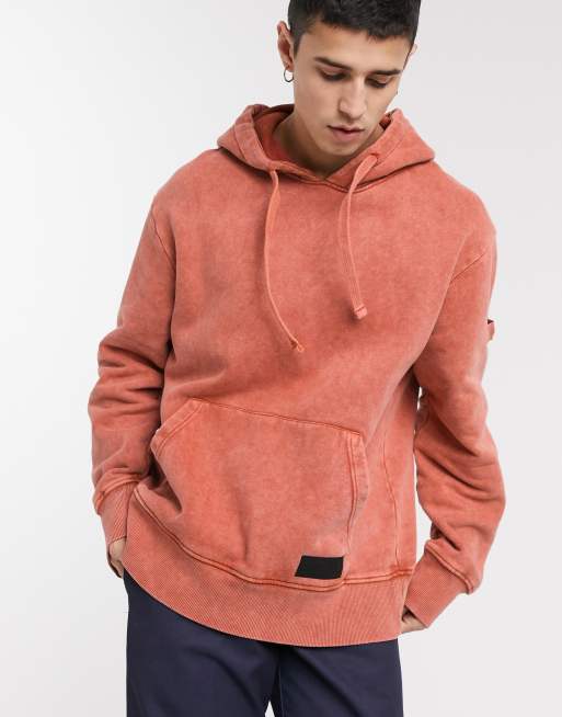 Topman cheap red hoodie