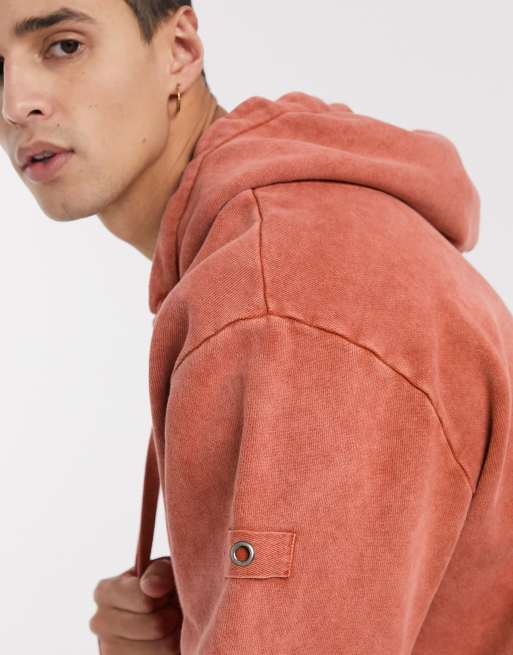 Topman deals orange hoodie