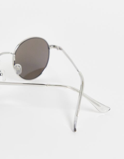 Topman Lunettes de soleil rondes à verres effet miroir ASOS - Main Image