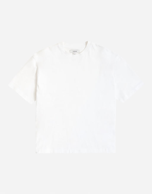 Topman luźny krój krótki T-shirt w białym kolorze, 6 z 7