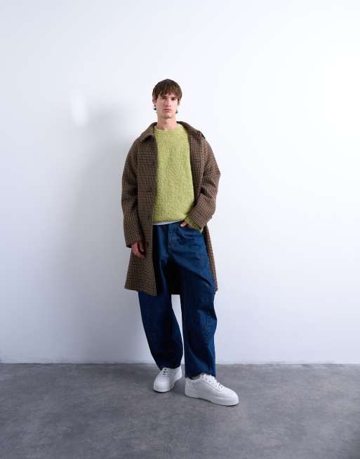 Topman - Maglione comodo verde bouclé, 2 di 5