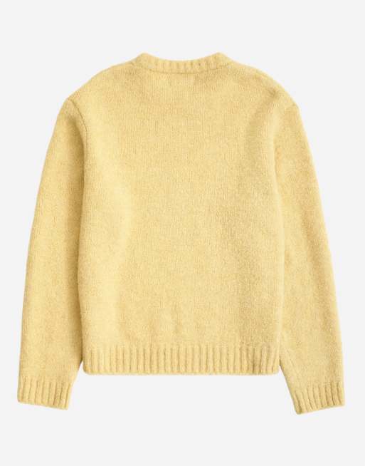Topman maglione in maglia larga gialla vestibilità comoda, 7 di 7