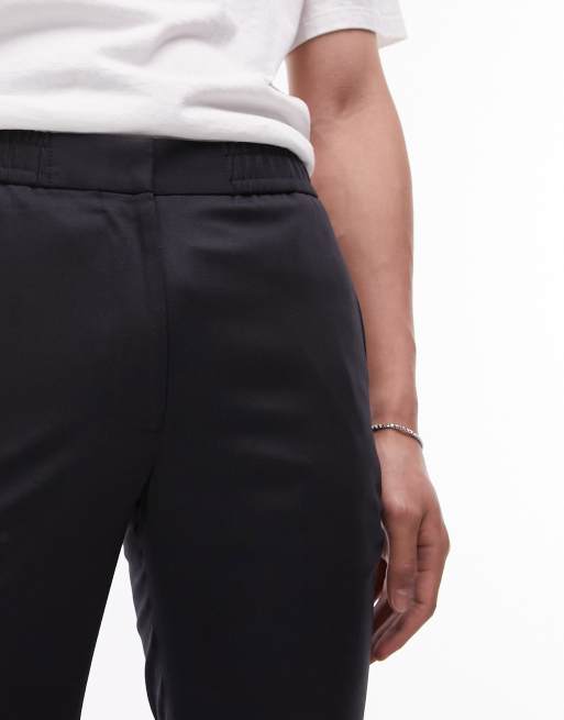 Topman – Marinblå joggingbyxor med elastisk midja, 5 av 5