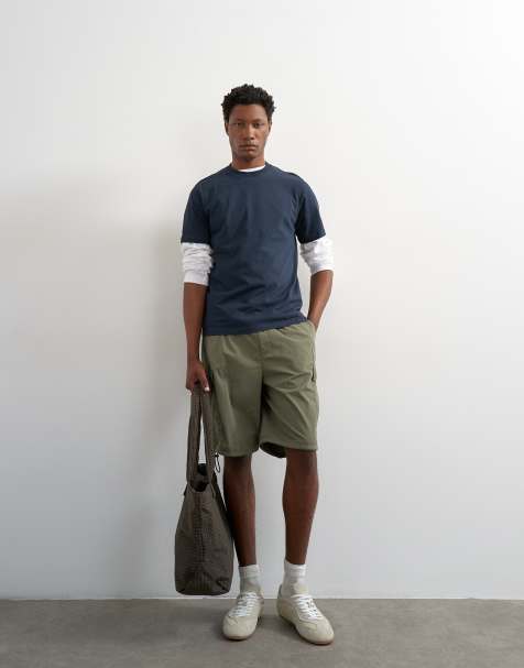 Topman – Marinblå t-shirt i klassisk passform - view 1