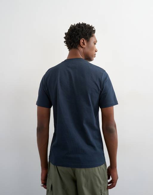 Topman – Marinblå t-shirt i klassisk passform, 4 av 5
